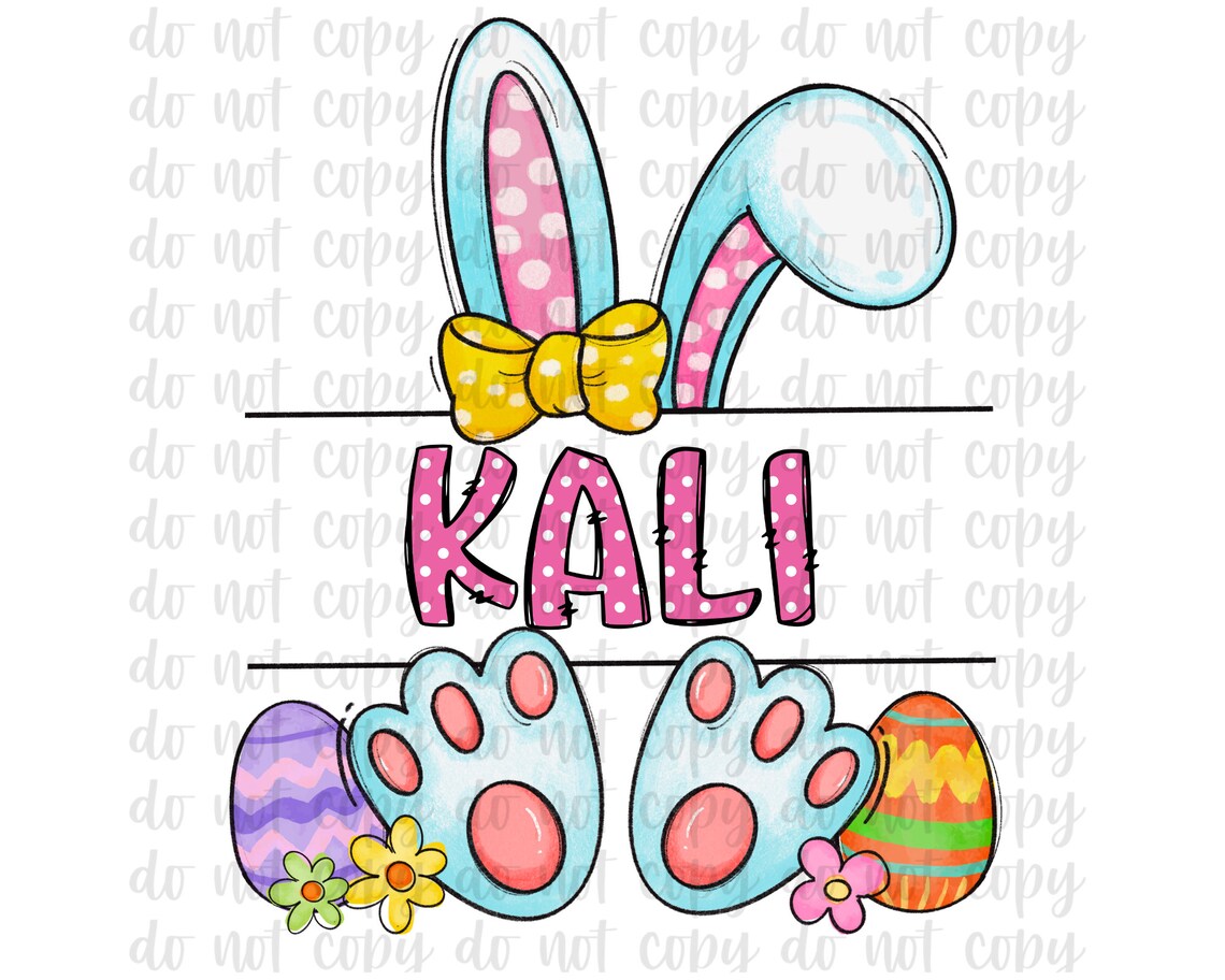 Personalised Easter Name Tee - Sage main image 1