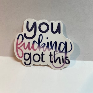 You Got This Mental Health Positivity Sticker