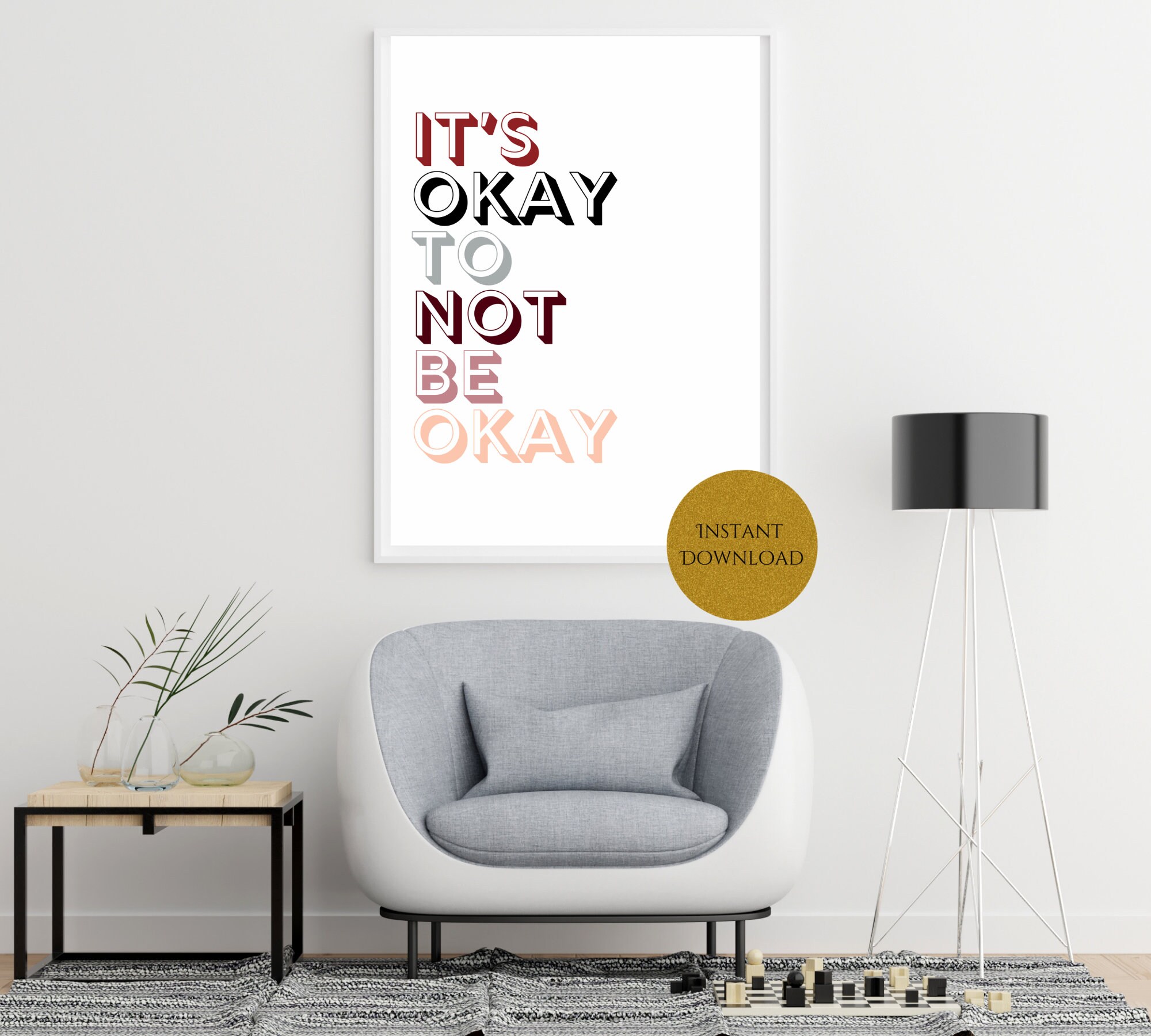 Es ist okay nicht okay zu sein Mental Health Etsy