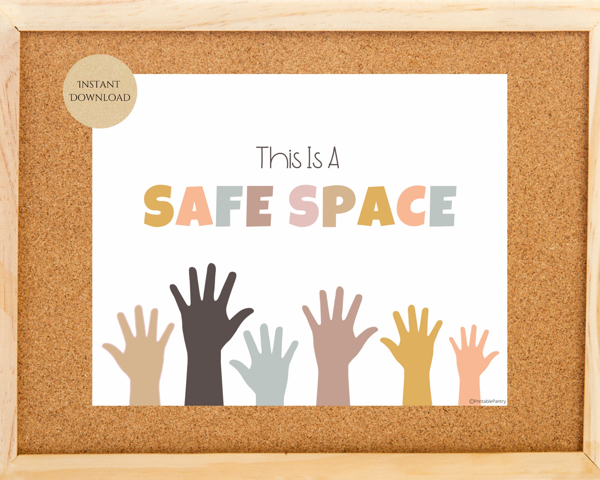 This is A Safe Space Posterschool Counselor Decorclassroom Etsy UK