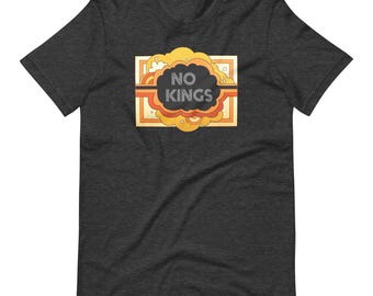 Camiseta gráfica de protesta "Electric No Kings"