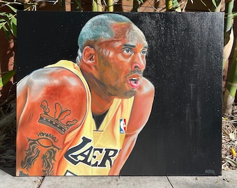 Kobe Bryant Oil Painting