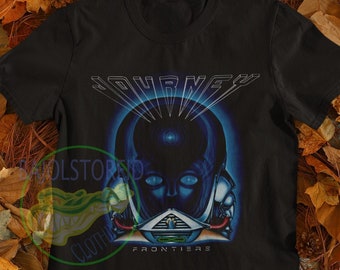 Vintage Journey shirt, Journey Frontiers World Tour 1983 tshirt, Journey band shirt, Journey tee, Journey t shirt, Concert Rock t shirt