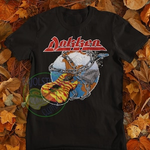 Vintage Dokken Classic Rare - Tour 2021,George Lynch,glam metal,dokken shirt,heavy metal,dokken band,reunian tour dates,vintage dokken shirt