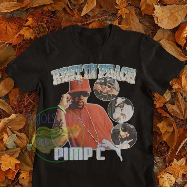 Vintage Pimp C tshirt, Rapper Pimp C shirt, Rap Hip Hop Pimp C t-shirt art poster rapper unisex tees shirt, Pimp C t shirt bootleg tops tees