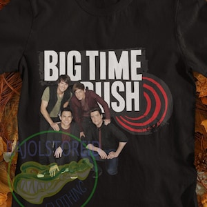Vintage retro Big Time Rush shirt, Heavymetal Big Time Rush tshirt, Big Time Rush t-shirt art Poster Logo And Members, Big Time Rush t shirt