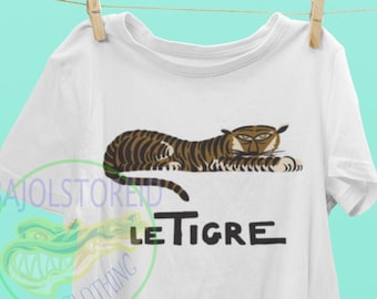 Le Tigre Band T-Shirt: Andre Helle Illustration, 90er Jahre Girl Power