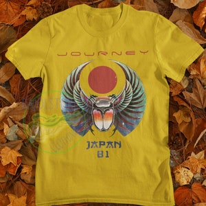 Vintage Journey Scarab Captured Album Japan Tour 1981 tshirt, Journey shirt, Concert t shirt, Journey band, Cover Rock band Merch shirt image 6