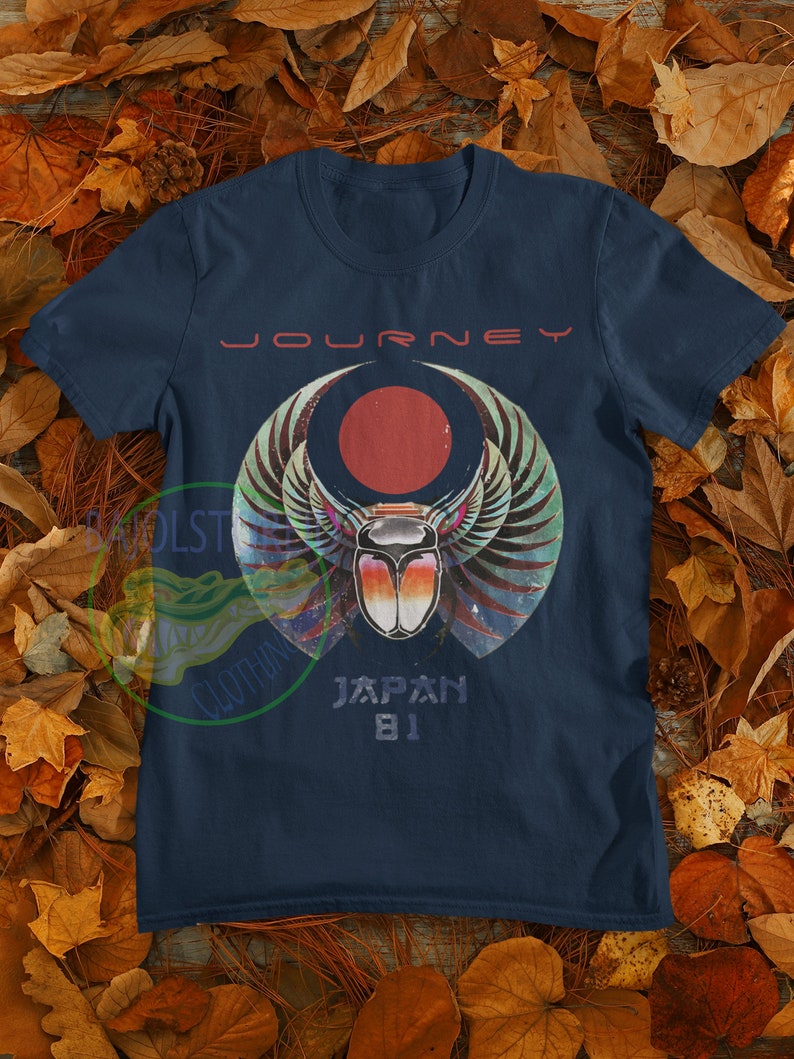 Vintage Journey Scarab Captured Album Japan Tour 1981 tshirt, Journey shirt, Concert t shirt, Journey band, Cover Rock band Merch shirt image 3