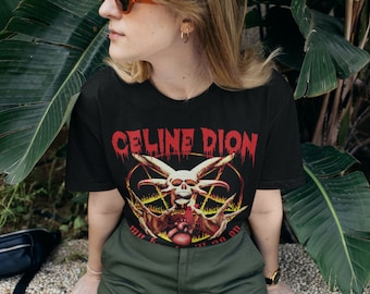 Vintage Celine Dion Metal Parody T-Shirt
