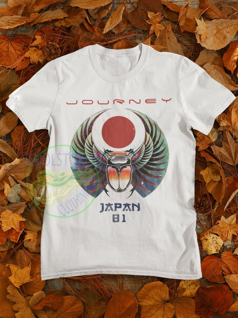 Vintage Journey Scarab Captured Album Japan Tour 1981 tshirt, Journey shirt, Concert t shirt, Journey band, Cover Rock band Merch shirt image 5