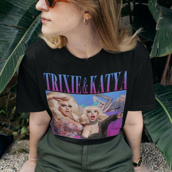 Trixie and Katya shirt, Trixie Katya Show tshirt, 90s, TV Show, Trixie Mattel, Katya Zamo, Trixie and Katya t-shirt, Drag Queen tour t shirt