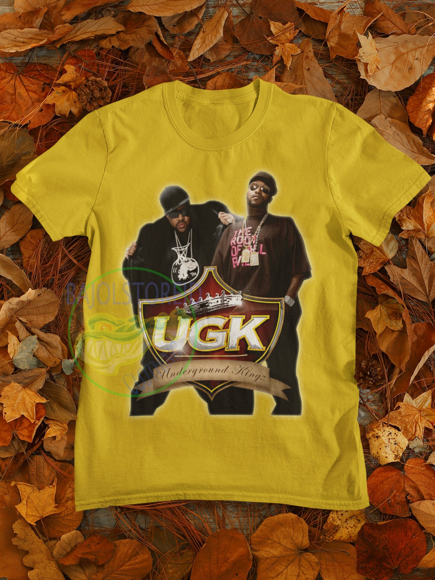 UGK サウス UNDERGROUND KINGZ 激レア ラップTシャツ UGK (underground Kingz) Tshirt, UGK Hip Hop Rap Shirt, UGK