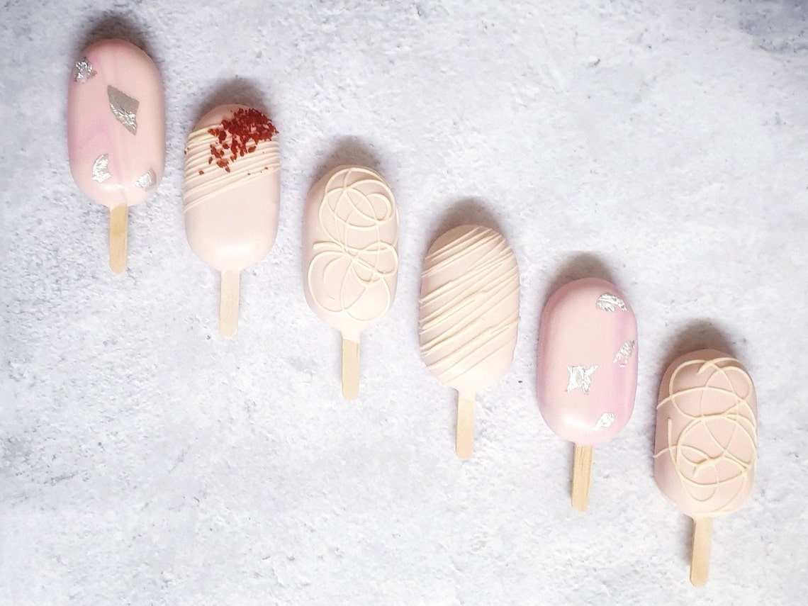 Luxury Red Velvet Cakesicles Treat Box Personalised / Unique Etsy