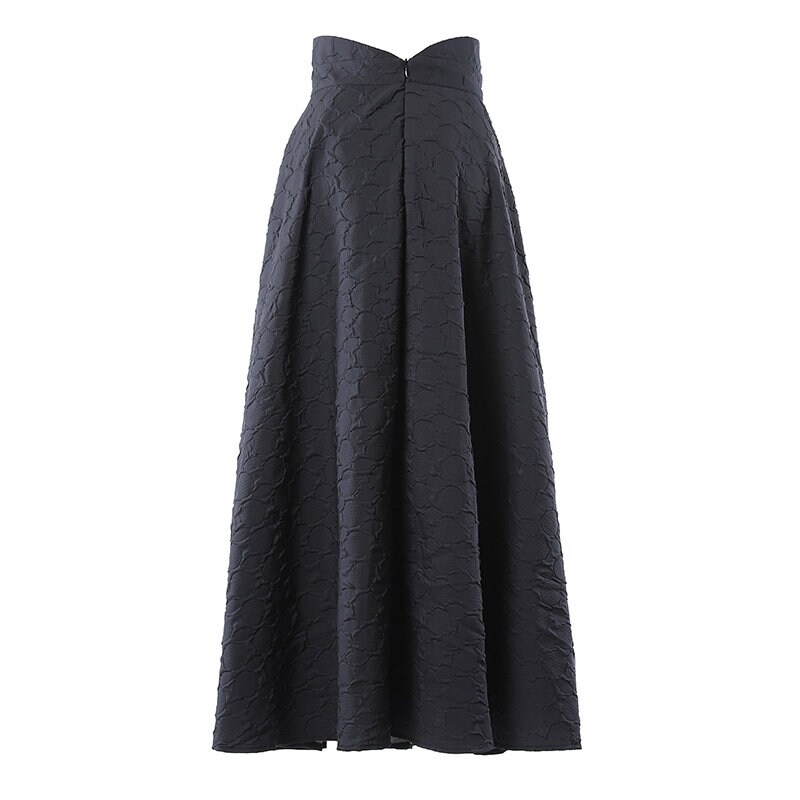 European and American Fashion Jacquard Long Skirtretro Court - Etsy