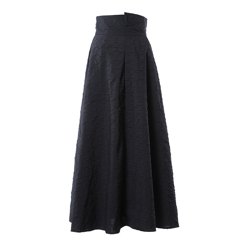 European and American Fashion Jacquard Long Skirtretro Court - Etsy