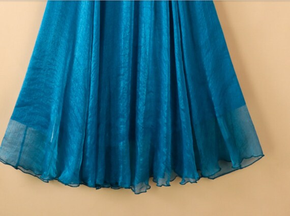 Mini pleated top chiffon skirt