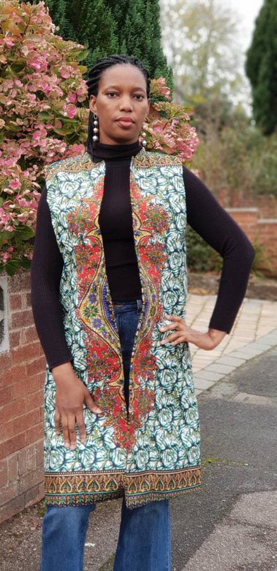 ankara sleeveless jacket styles