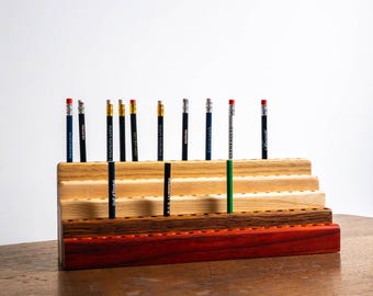 Support Crayons de Golf Debout - Capacité 60 ou 100 - Bois Design pour Collectionneurs
