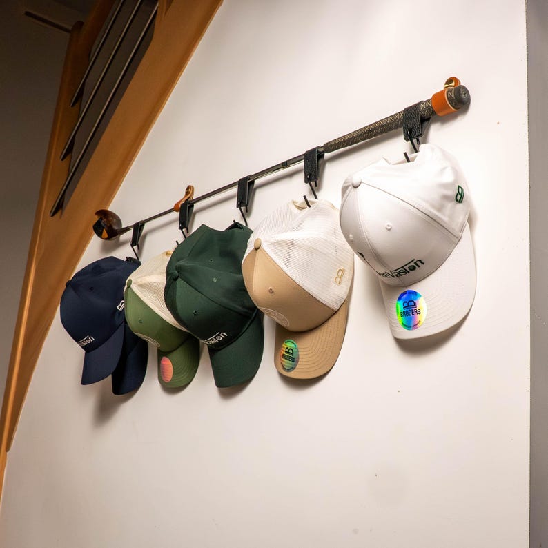 Club de golf Vintage – Porte‑casquettes mural avec club de golf ancien - Frais de port inclus dans le prix de vente image 7
