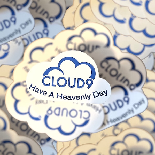 Superstore Sticker - Logo + "Have a Heavenly Day" - Cloud 9 Kollektion | Radikal Waren Geschäft