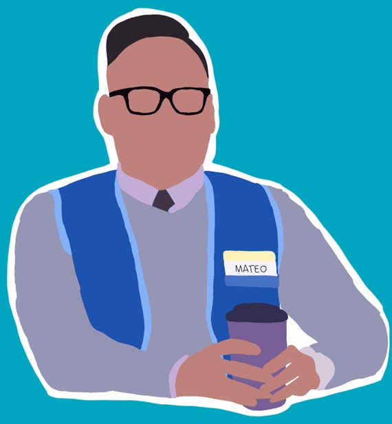 Superstore Sticker - Mateo | TV Show Vinyl Stickers | Handmade by Radical Goods