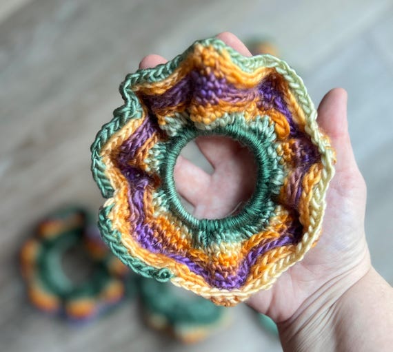 Handmade Crochet Scrunchies - Life of A Showgirl