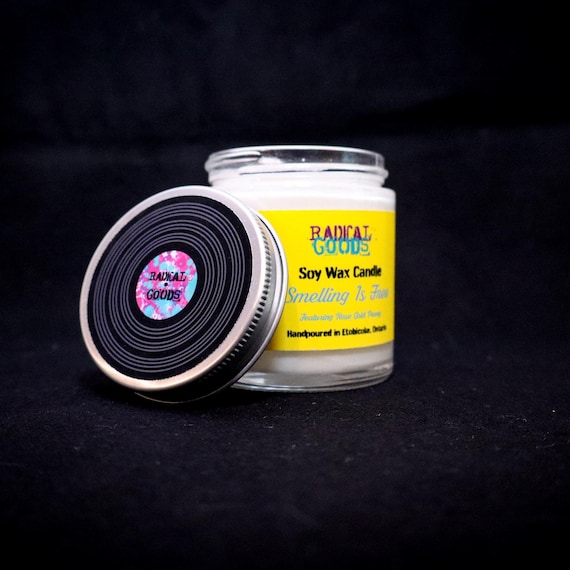 Rose Gold Peony Scented Soy Candle Inspired by Blondie - Smelling Is Free