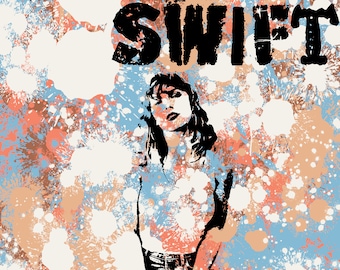 Taylor Swift Sticker - 1989 (Taylor's Version) - Splatter Art Collection | Radical Goods Shop