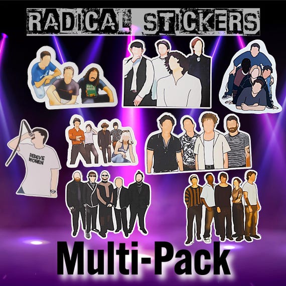 Band Stickers - Blondie, Backstreet Boys, Turnstile, Enter: Shikari, Drain, BMTH - 3" Vinyl Sticker Paper