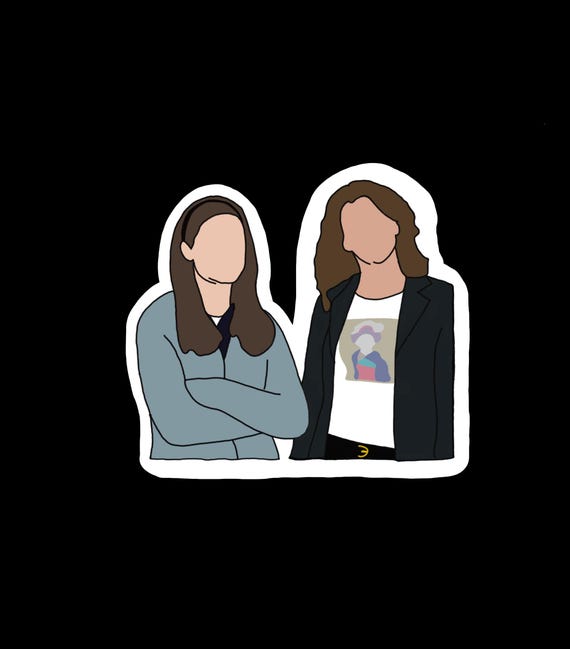 Gilmore Girls Sticker - Lorelei & Rory | TV Show Vinyl Stickers | Handmade by Radical Goods