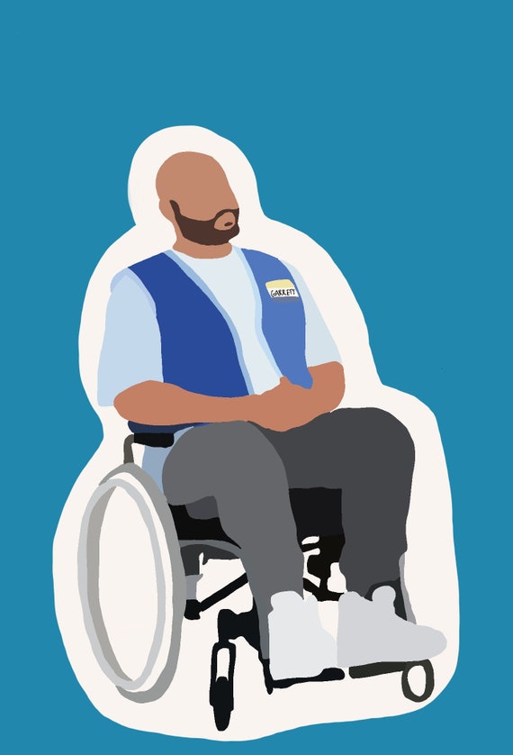 Superstore Sticker - Garret | TV Show Vinyl Stickers | Handmade by Radical Goods