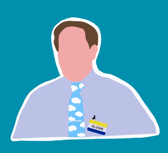Superstore Sticker - Glenn The Manager | TV Show Vinyl Stickers | Handmade by Radical Goods