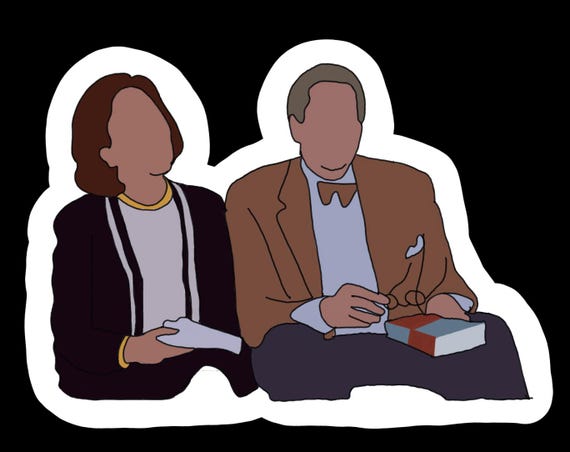Richard and Emily Gilmore Sticker: TV Show Vinyl Decal