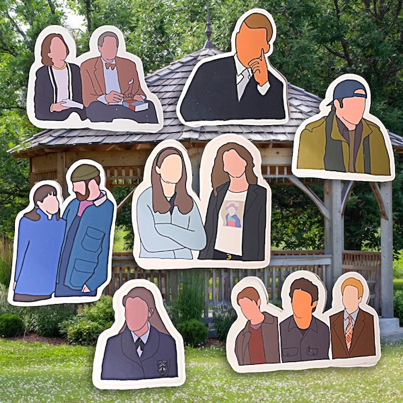 Gilmore Girls Stickers - Hand Drawn 3" Vinyl Sticker Paper
