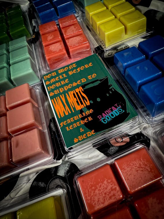 Leather & Suede Scented Soy Wax Melts: Knocked Loose Inspired