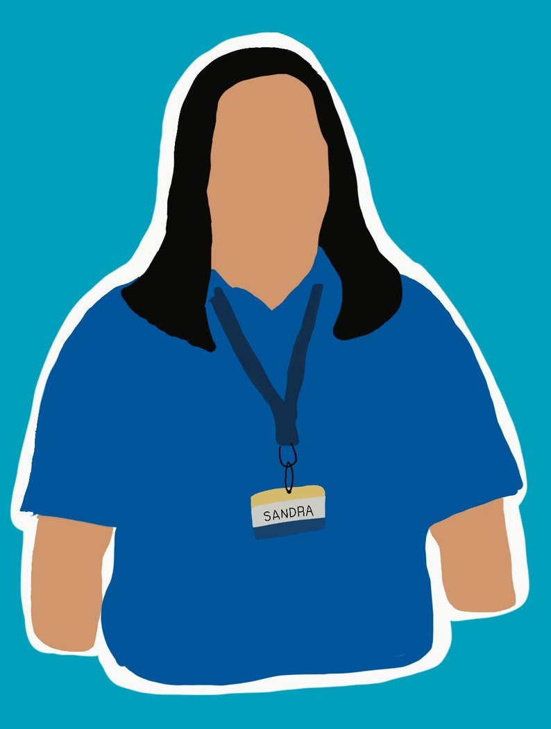 Superstore Sticker - Sandra | TV Show Vinyl Stickers | Handmade by ...