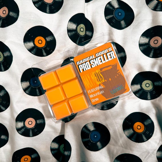 Mountain Dew Scented Soy Wax Melts - Inspired by Tony Hawk Pro Skater Soundtracks
