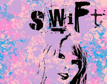 Taylor Swift Sticker - Lover - Splatter Art Collection | Radical Goods Shop