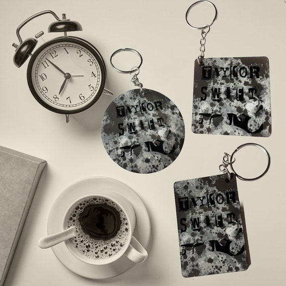 Tortured Poets Inspired Keychain | Splatter Art Collection | Handmade by Radical Goods