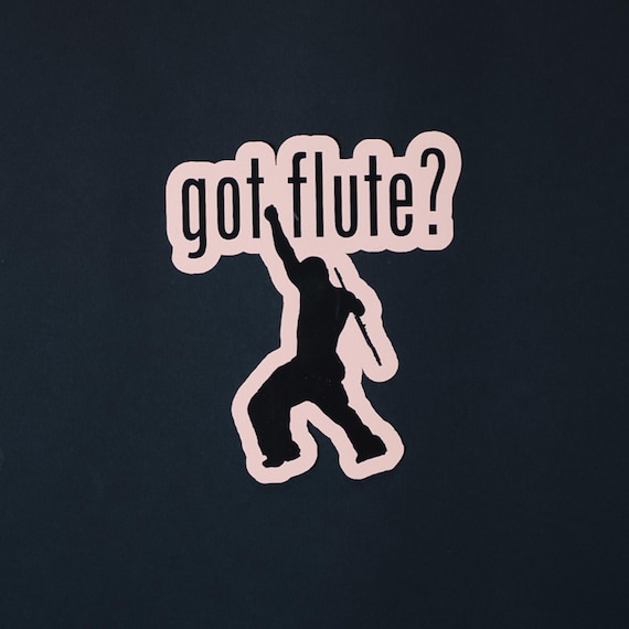 Got Flute Sticker Inspired by Aussie Hardcore Band Speed