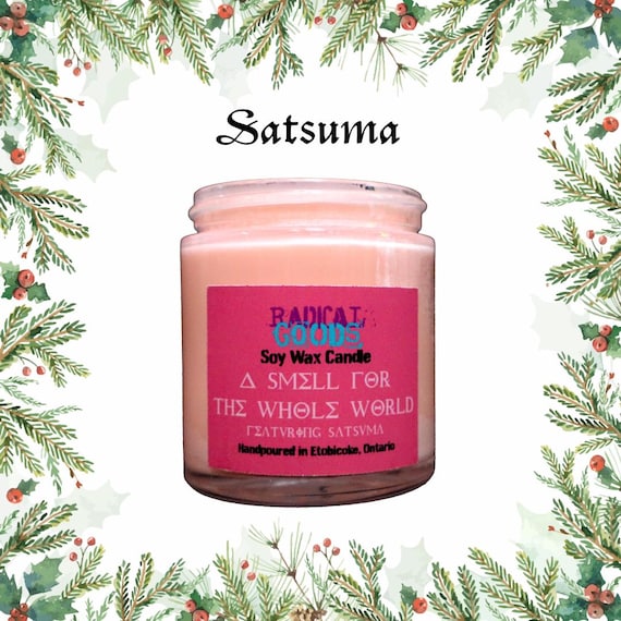 Satsuma Scented Soy Candle Inspired by Enter Shikari - A Smell For The Whole World