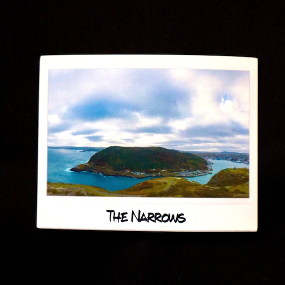 St. John's Harbour Polaroid Vinyl Sticker With or Without Writing