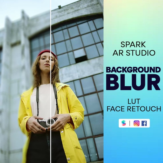 Buy Instagram Filter Spark AR Studio Template Background Blur Online in  India - Etsy
