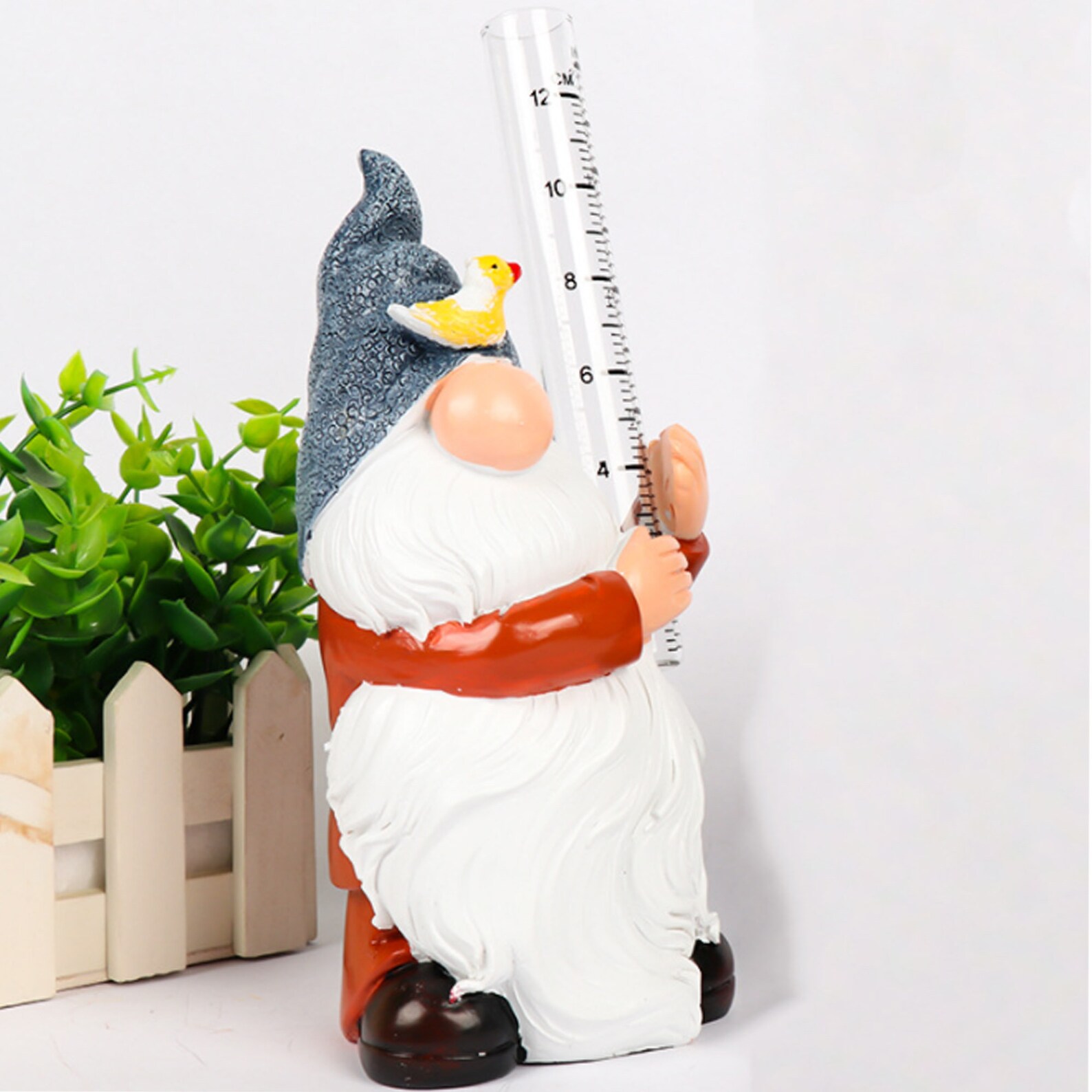Resin Gnome Rain Gauges Dwarf Statues Garden Gnome Ornament Etsy