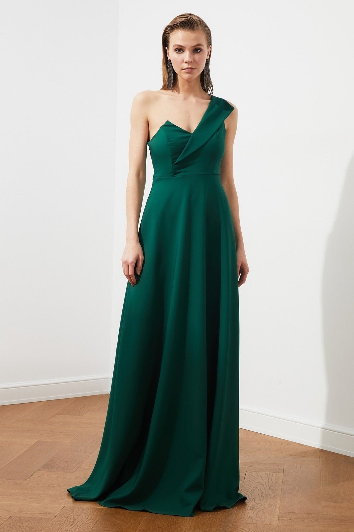 Emerald Green Prom Dress For Women Long Graduation Wedding | Etsy