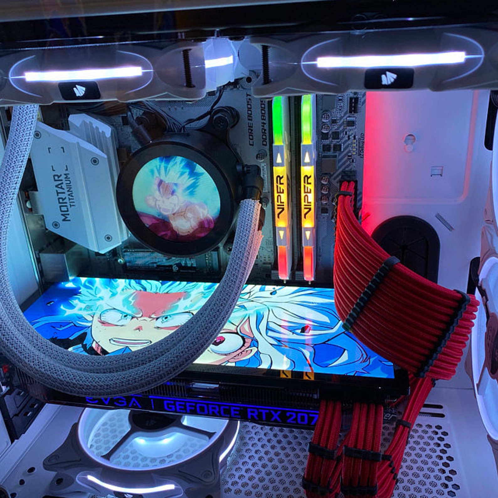 Custom RGB Gpu Backplate Graphics Card Panel for PC Build DIY Etsy