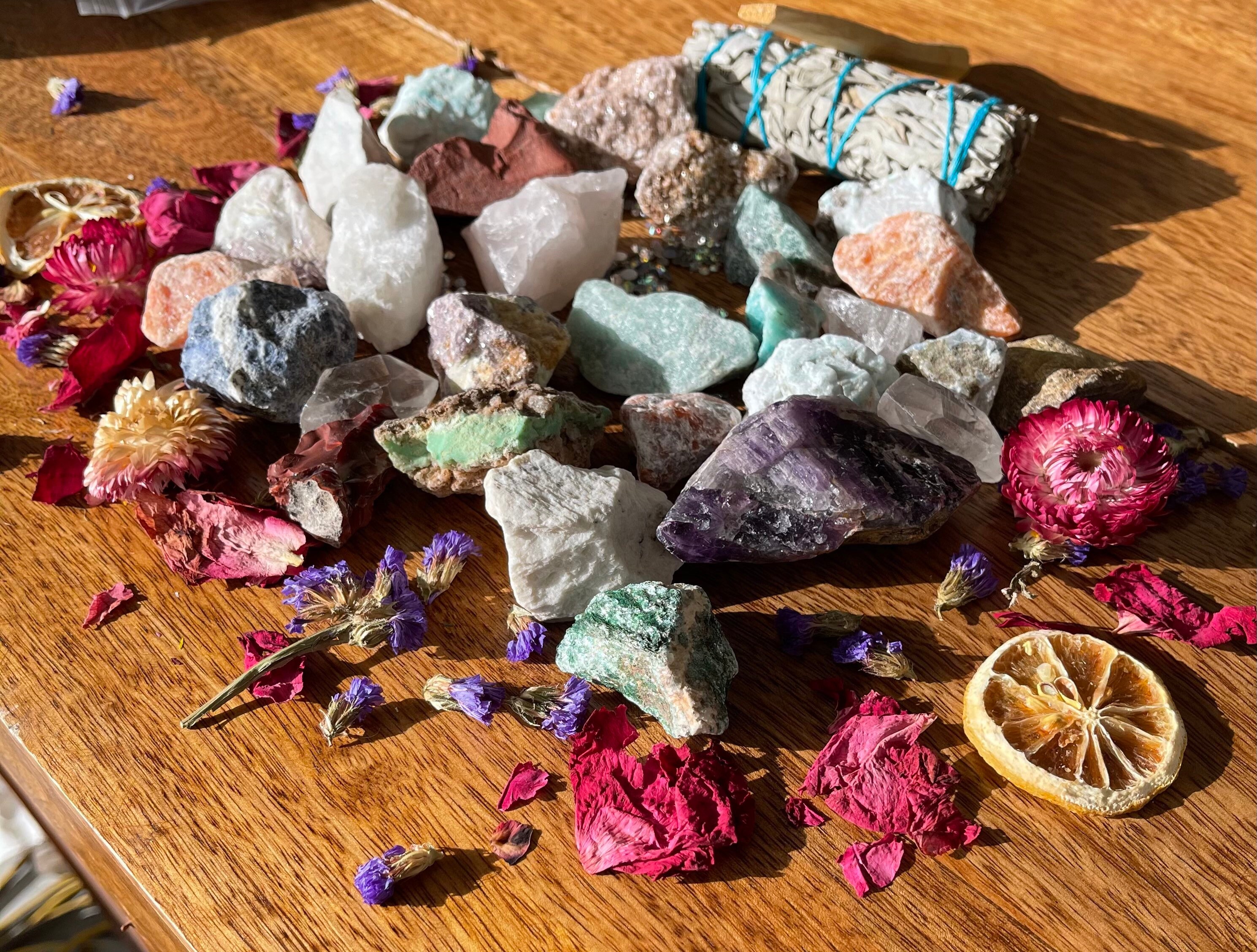Crystal Grab Bags of Rough Stones. Etsy
