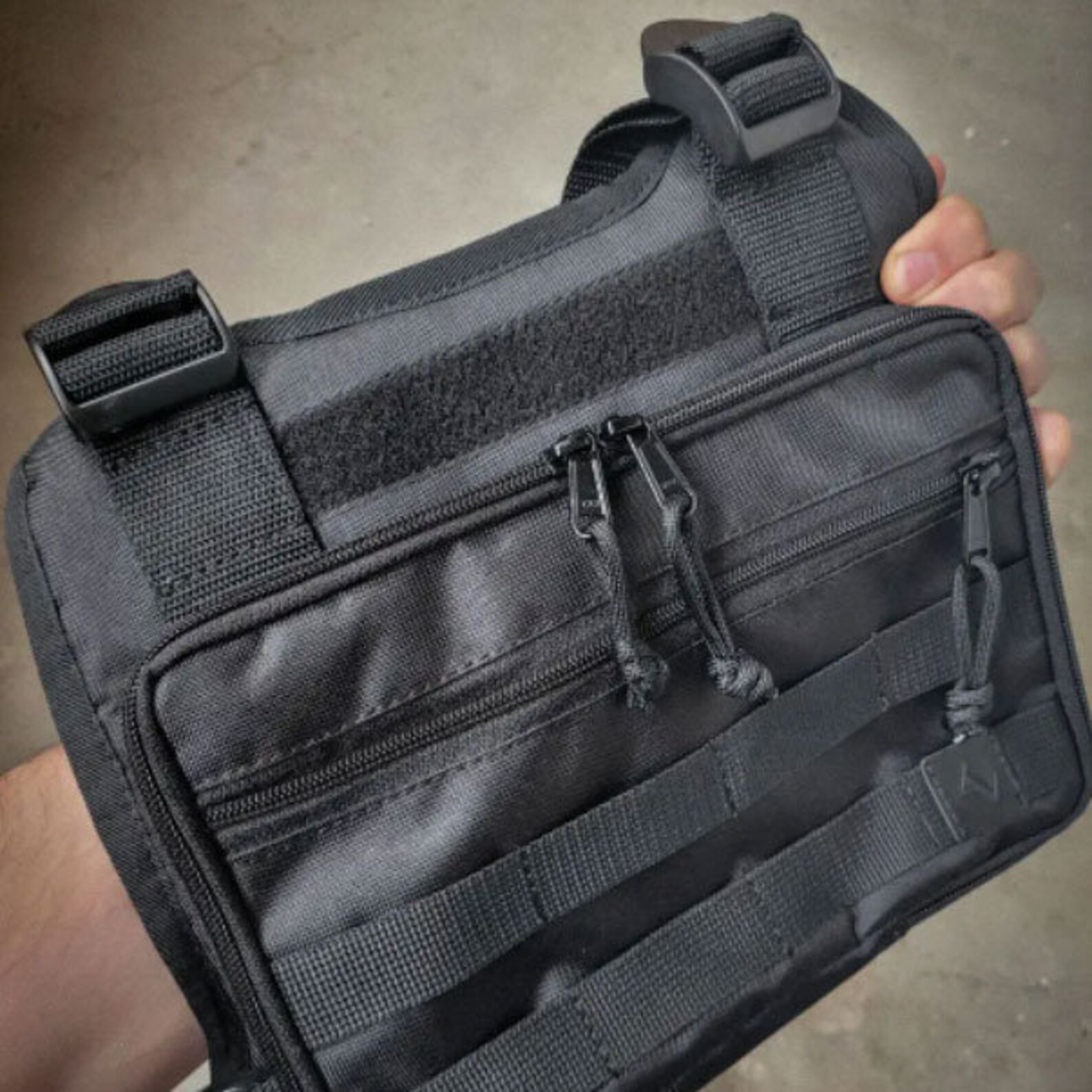 Сhest Bag Black Black Kit Bag Tactical Gear Chest Pack Etsy