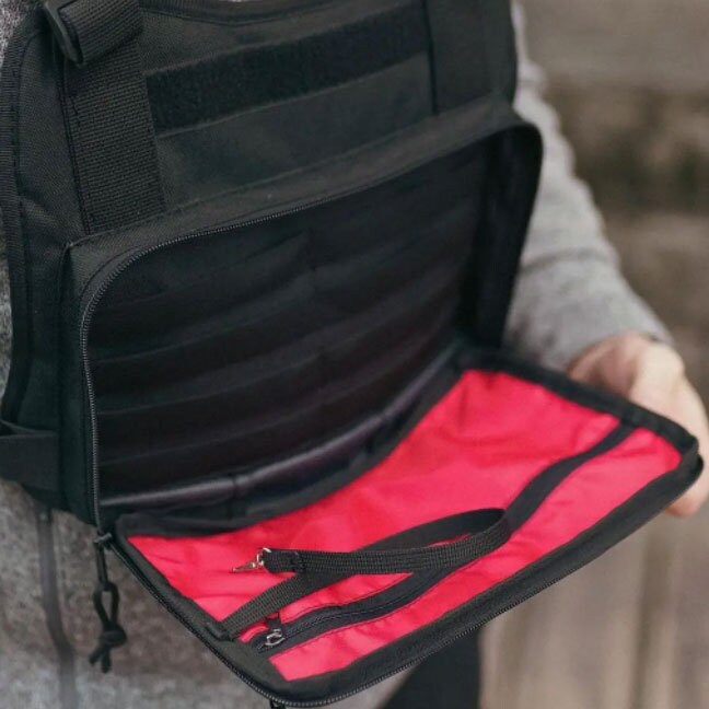 Сhest Bag Black Black Kit Bag Tactical Gear Chest Pack Etsy